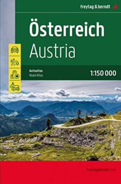 Austria Supertouring Road Atlas 1:150,000, Sheet map, folded Book