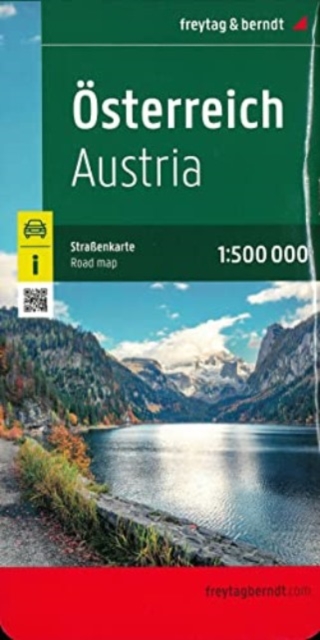 Austria Road Map 1:500,000, Sheet map, folded Book