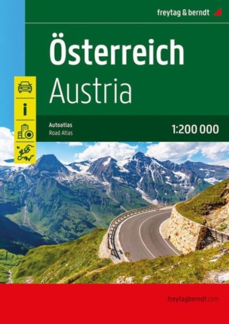 Austria Road Atlas 1:200,000, Paperback / softback Book