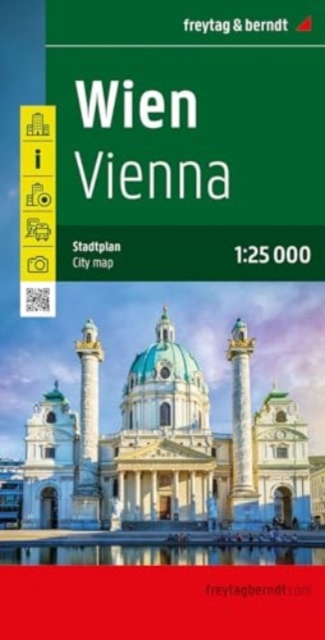 Vienna City Map 1:25,000, Sheet map, folded Book