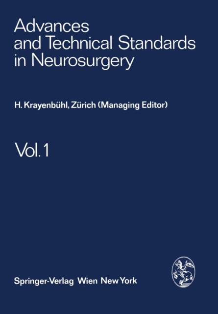 Advances and Technical Standards in Neurosurgery, Paperback / softback Book