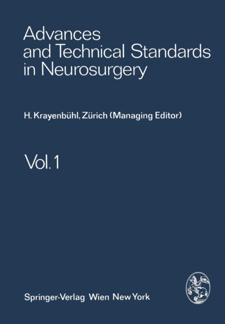 Advances and Technical Standards in Neurosurgery, Paperback / softback Book