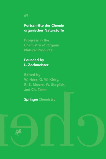 Fortschritte der Chemie organischer Naturstoffe Progress in the Chemistry of Organic Natural Products 69, Paperback / softback Book