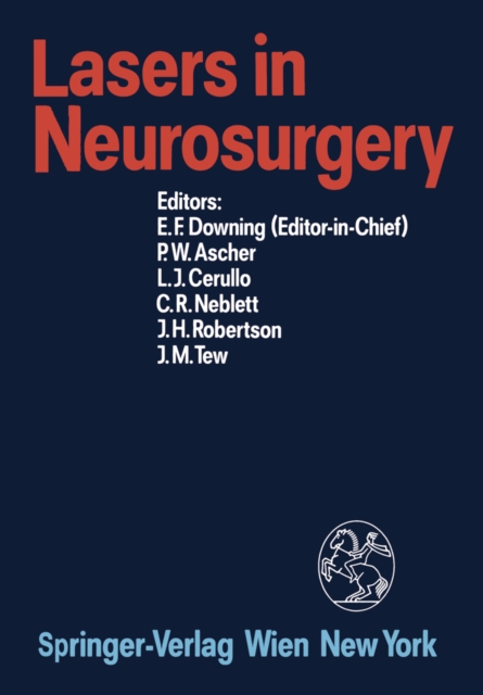 Lasers in Neurosurgery, PDF eBook