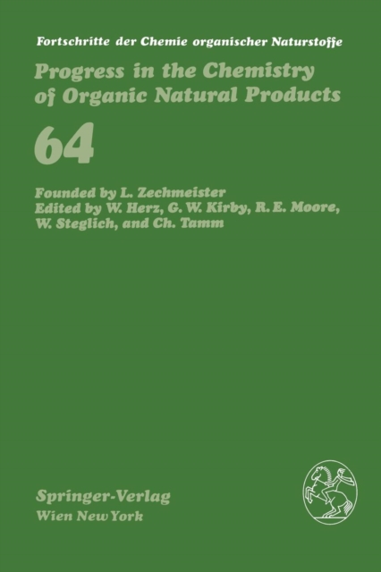 Fortschritte der Chemie organischer Naturstoffe / Progress in the Chemistry of Organic Natural Products, Paperback / softback Book