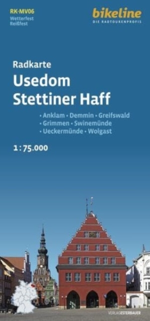 Usedom Stettiner Haff cycle map : MV06, Sheet map, folded Book