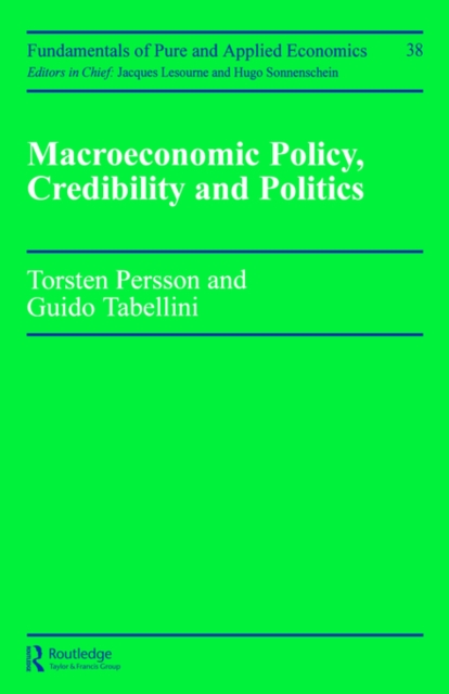 Macroeconomic Policy, Paperback Book