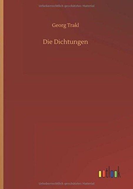 Die Dichtungen, Hardback Book