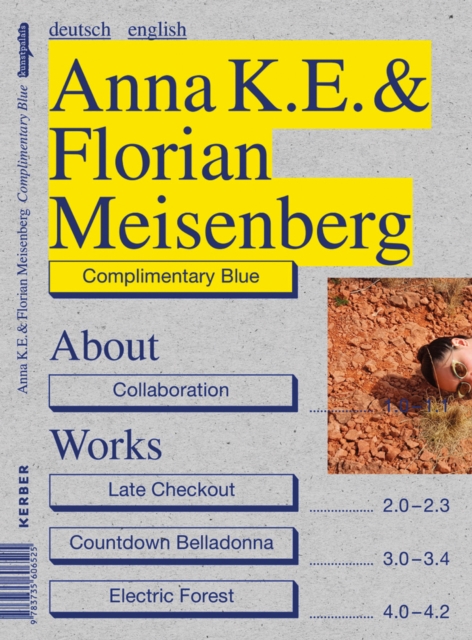 Anna K.E. & Florian Meisenberg : Complimentary Blue, Paperback / softback Book