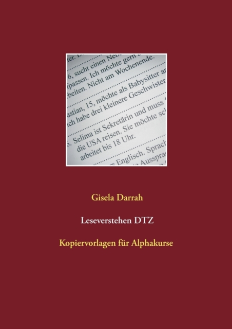 Leseverstehen DTZ : Kopiervorlagen fur Alphakurse, Paperback / softback Book