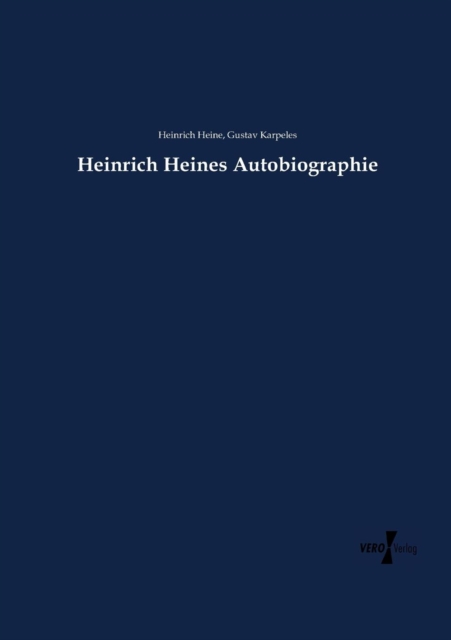 Heinrich Heines Autobiographie, Paperback / softback Book