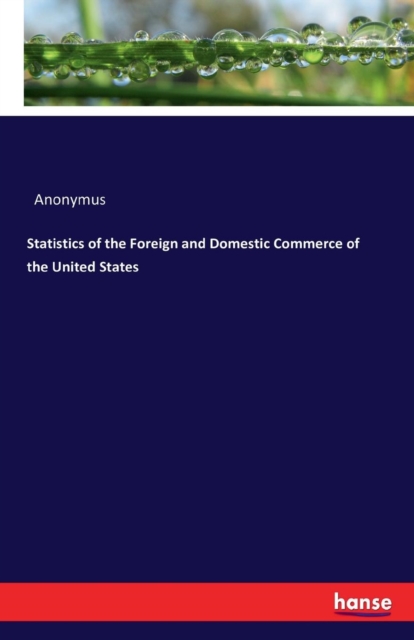 Statistics of the Foreign and Domestic Commerce of the United States, Paperback / softback Book