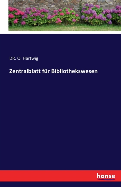 Zentralblatt Fur Bibliothekswesen, Paperback / softback Book