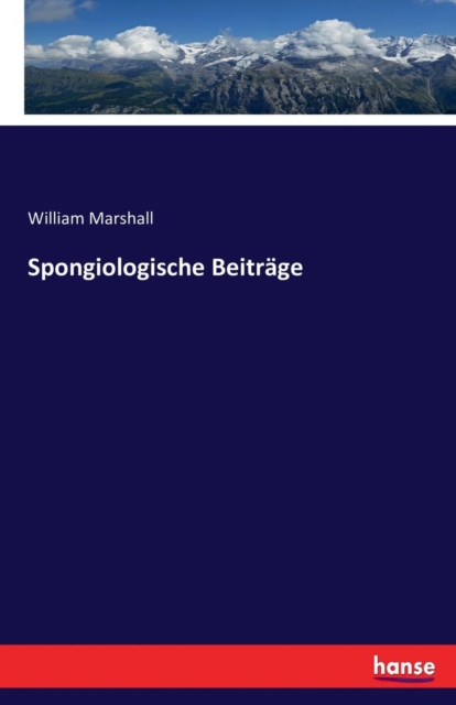 Spongiologische Beitrage, Paperback / softback Book