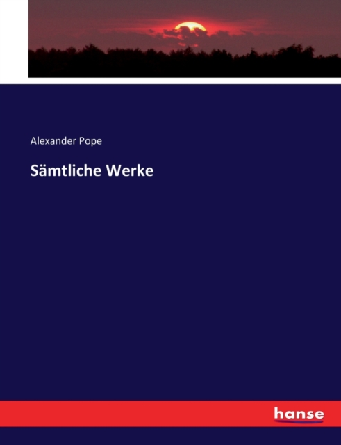 Samtliche Werke, Paperback / softback Book