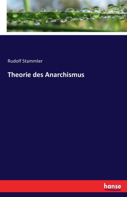 Theorie Des Anarchismus, Paperback / softback Book