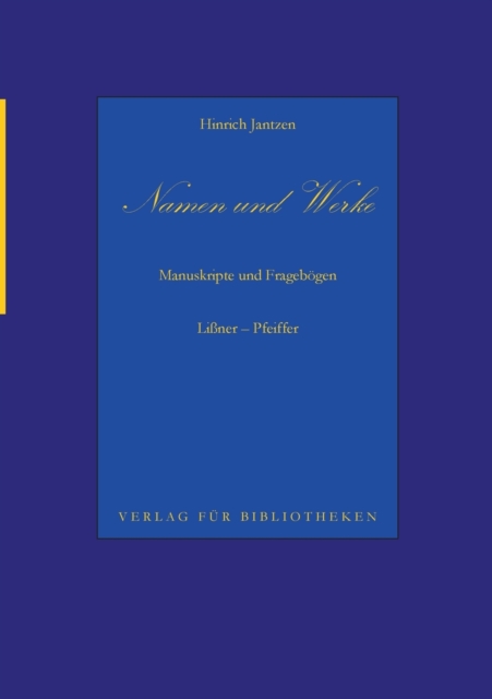 Namen Und Werke 10, Paperback / softback Book