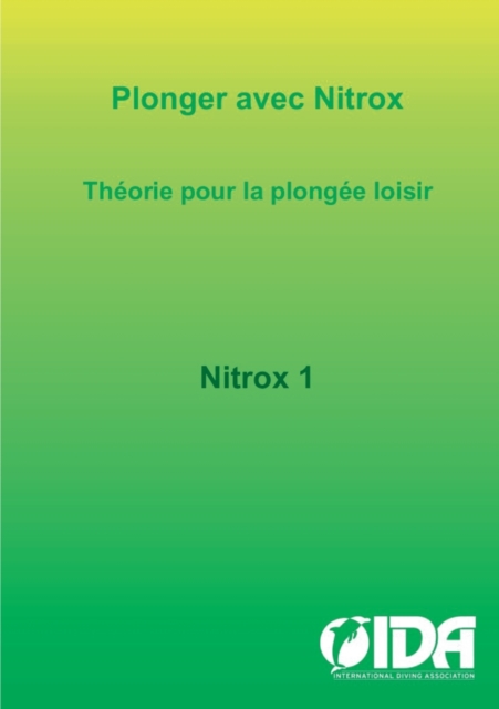 Plonger avec Nitrox : Theorie pour la plongee loisir, Paperback / softback Book