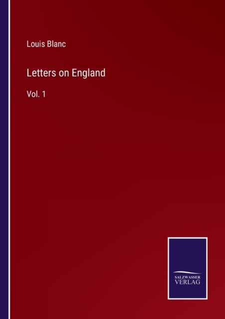 Letters on England : Vol. 1, Paperback / softback Book