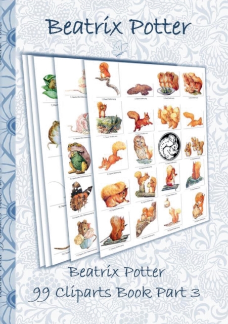 Beatrix Potter 99 Cliparts Book Part 3 ( Peter Rabbit ) : Sticker, Icon, Clipart, Cliparts, download, Internet, Dropbox, Original, Children's books, children, adults, adult, grammar school, Easter, Ch, Paperback / softback Book