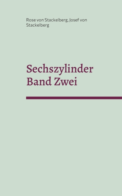 Sechszylinder Band Zwei, Paperback / softback Book