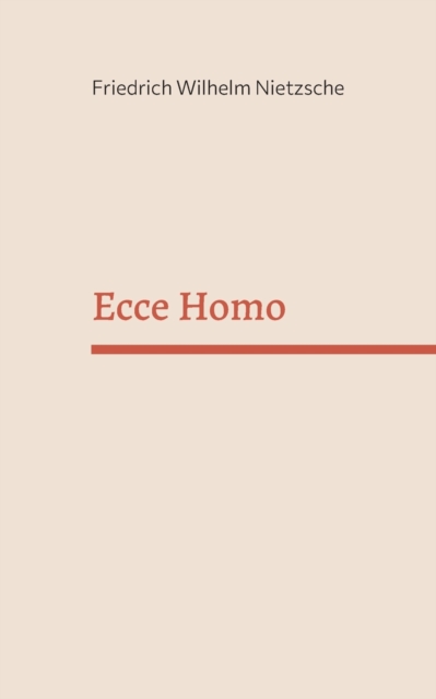 Ecce Homo, Paperback / softback Book