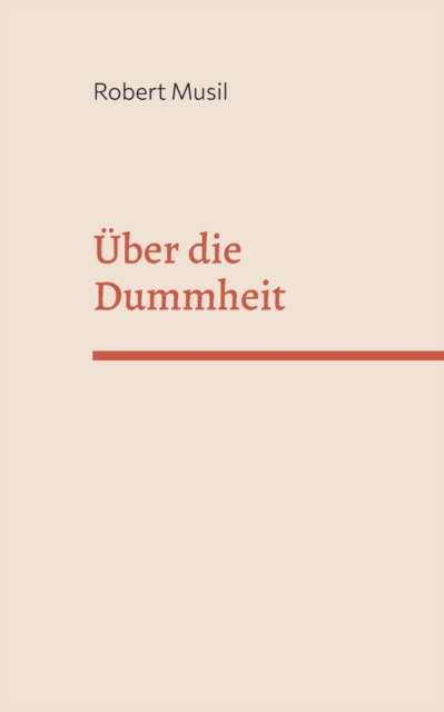 UEber die Dummheit, Paperback / softback Book