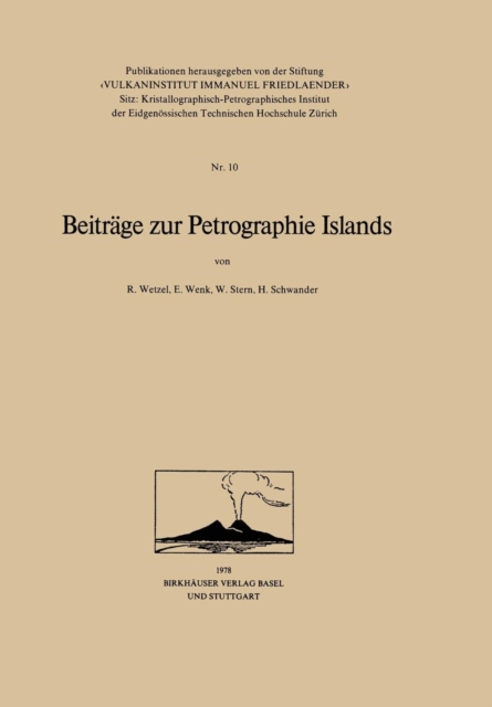 Beitreage Zur Petrographie Islands, Paperback / softback Book