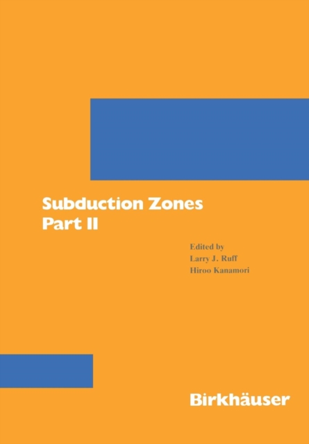 Subduction Zones Part II, Paperback / softback Book