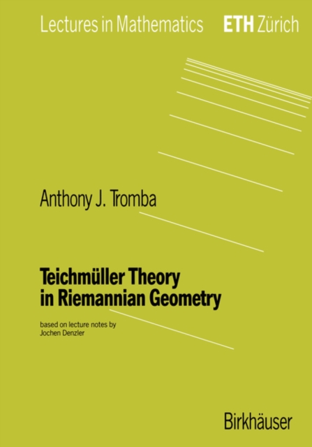 Teichmuller Theory in Riemannian Geometry, Paperback / softback Book