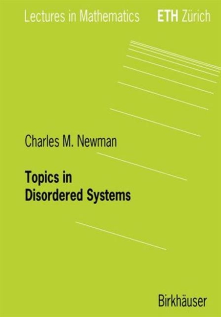 Topics in Disordered Systems, Paperback / softback Book