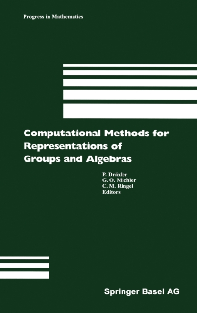Computational Methods for Representations of Groups and Algebras : Euroconference in Essen (Germany), April 1-5, 1997, Hardback Book