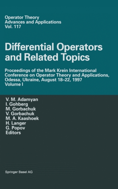 Differential Operators and Related Topics : Differential Operators and Related Topics v. 1, Hardback Book