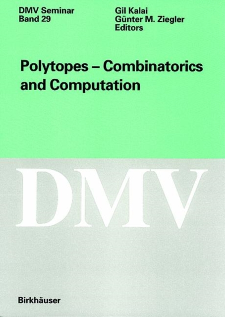 Polytopes - Combinations and Computation, Paperback / softback Book