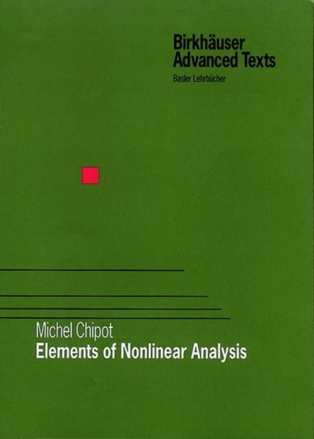 Elements of Nonlinear Analysis, Hardback Book
