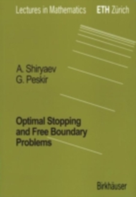 Optimal Stopping and Free-Boundary Problems, PDF eBook