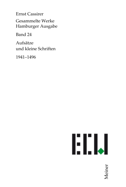 Aufsatze und kleine Schriften 1941-1945, PDF eBook