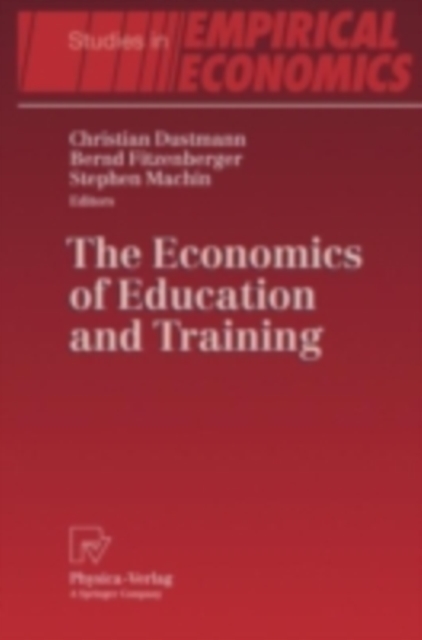 The Economics of Education and Training, PDF eBook