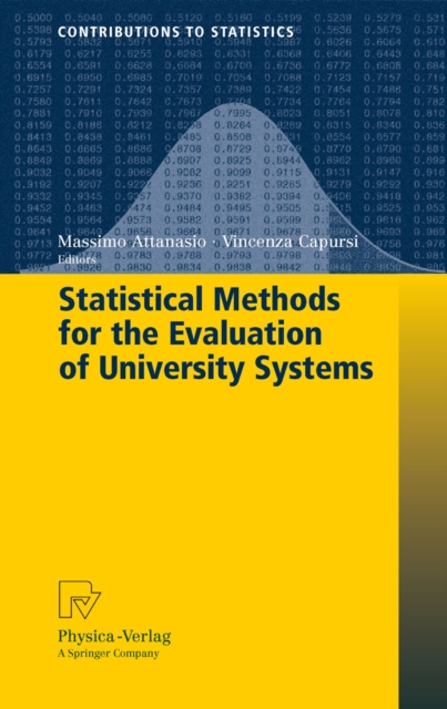 Statistical Methods for the Evaluation of University Systems, PDF eBook