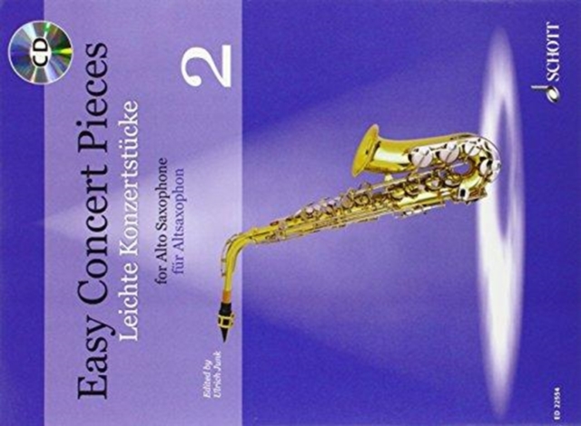 Easy Concert Pieces Book 2 for Alto Saxophone : 23 Pieces from 6 Centuries 2, Sheet music Book