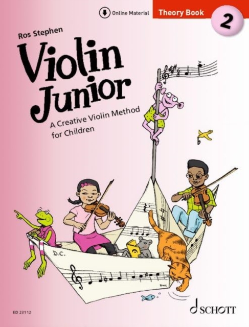 Violin Junior: Theory Book 2 : A Creative Violin Method for Children. Vol. 2. violin., Sheet music Book