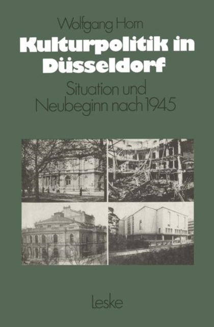 Kulturpolitik in Dusseldorf, Paperback / softback Book