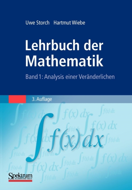 Lehrbuch Der Mathematik, Band 1 : Analysis Einer Veranderlichen, Paperback / softback Book
