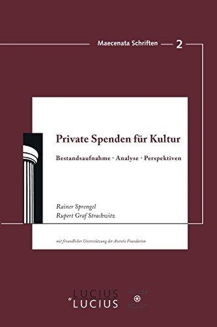 Private Spenden f?r Kultur, Paperback / softback Book
