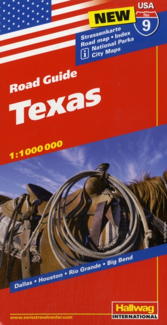 Texas, Sheet map, folded Book