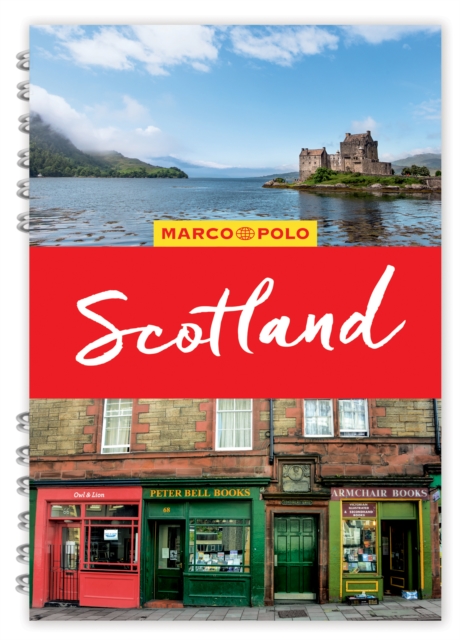 Scotland Marco Polo Travel Guide - with pull out map, Spiral bound Book