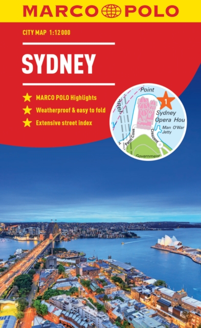 Sydney Marco Polo City Map - pocket size, easy fold, Sydney street map, Paperback / softback Book