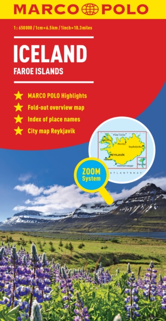 Iceland Marco Polo Map, Sheet map, folded Book
