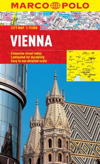 Vienna City Map, Sheet map, folded Book