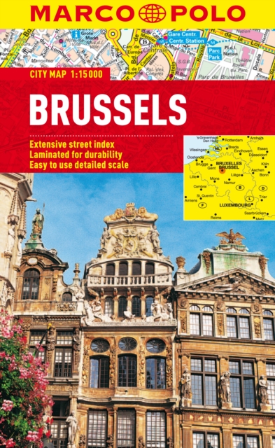 Brussels Marco Polo City Map, Sheet map, folded Book